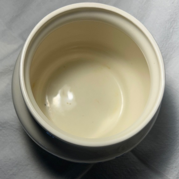 FTD Vintage Blue Floral Ceramic Vase or Flower Pot - Picture 2 of 3